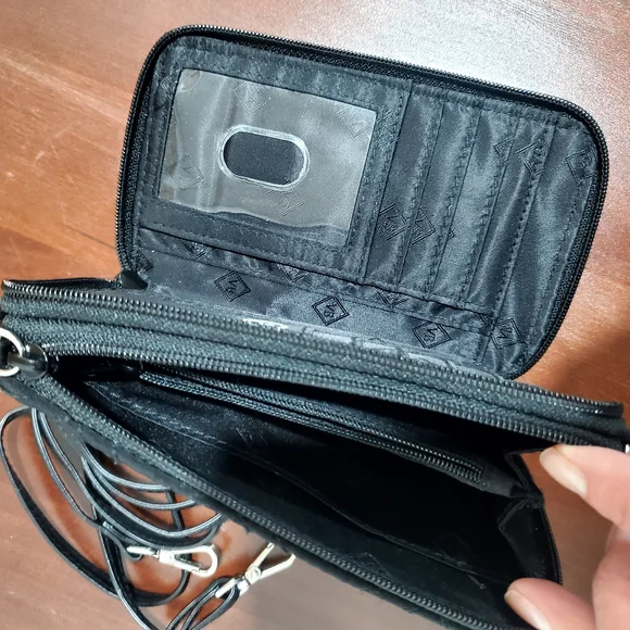 Vera Bradley Black Crossbody Bag - Picture 3 of 3